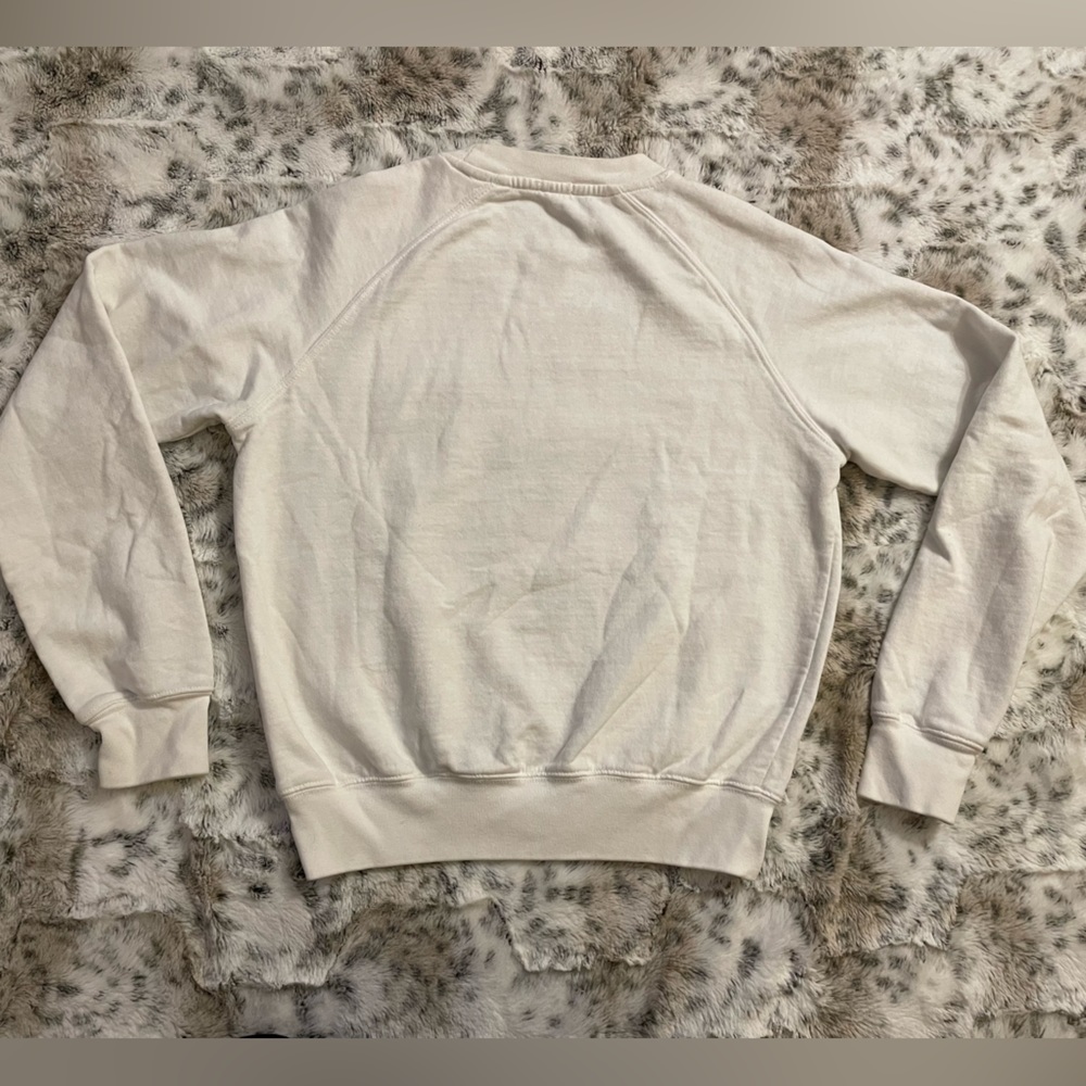 John Galt White USA 90s Y2K Embroidered Pullover Crewneck Sweatshirt - Picture 6 of 6